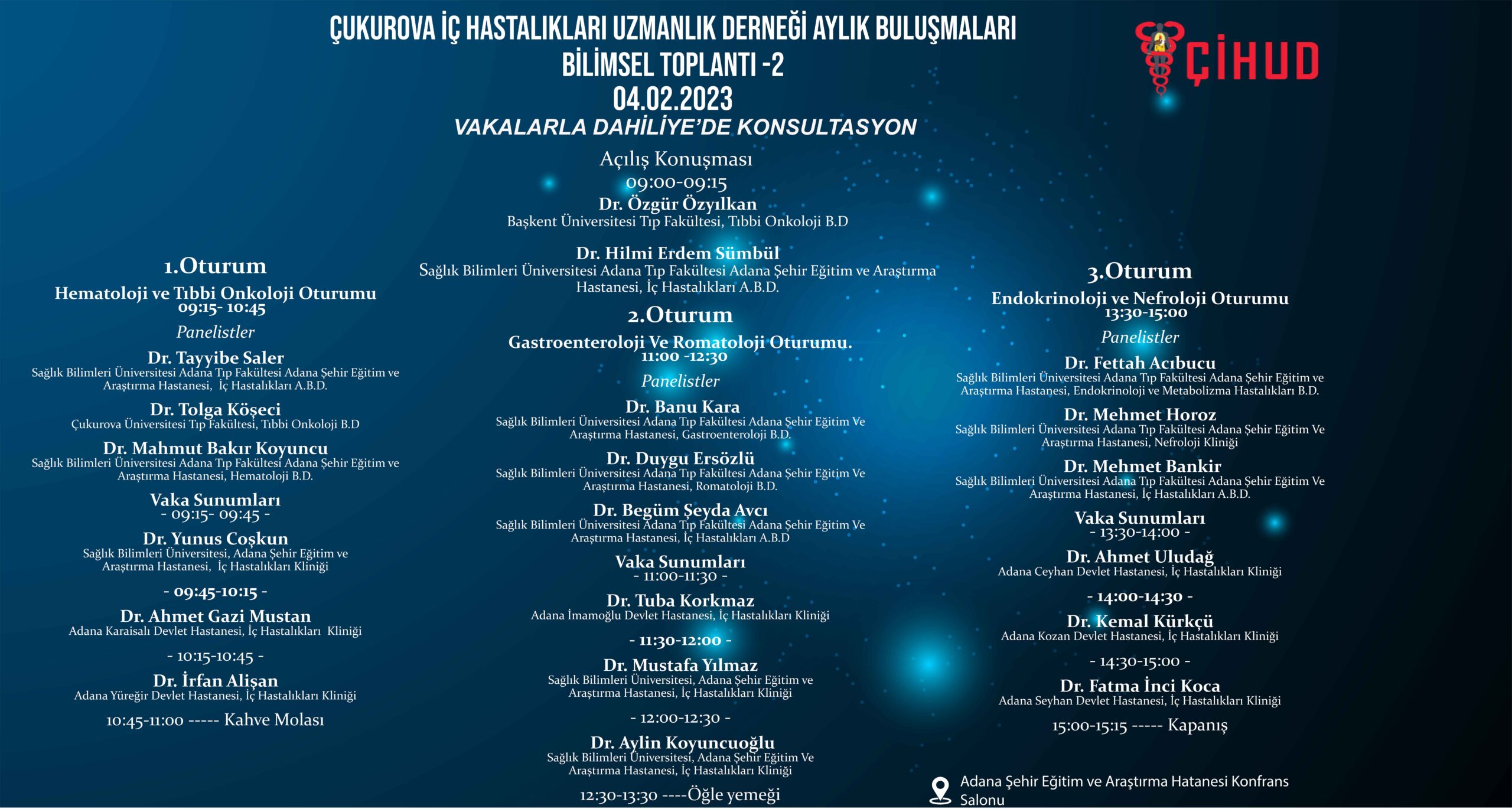 Aylık Buluşmalar - 2  Vakalarla Dahiliye' de Konsultasyon