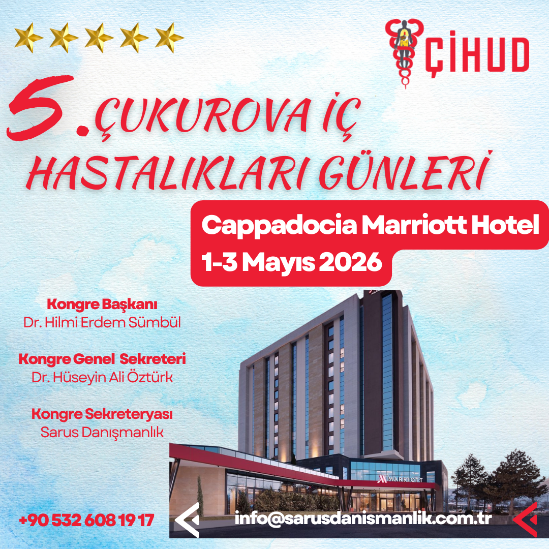 5. Çukurova İç Hastalıkları Kongresi Duyurusu